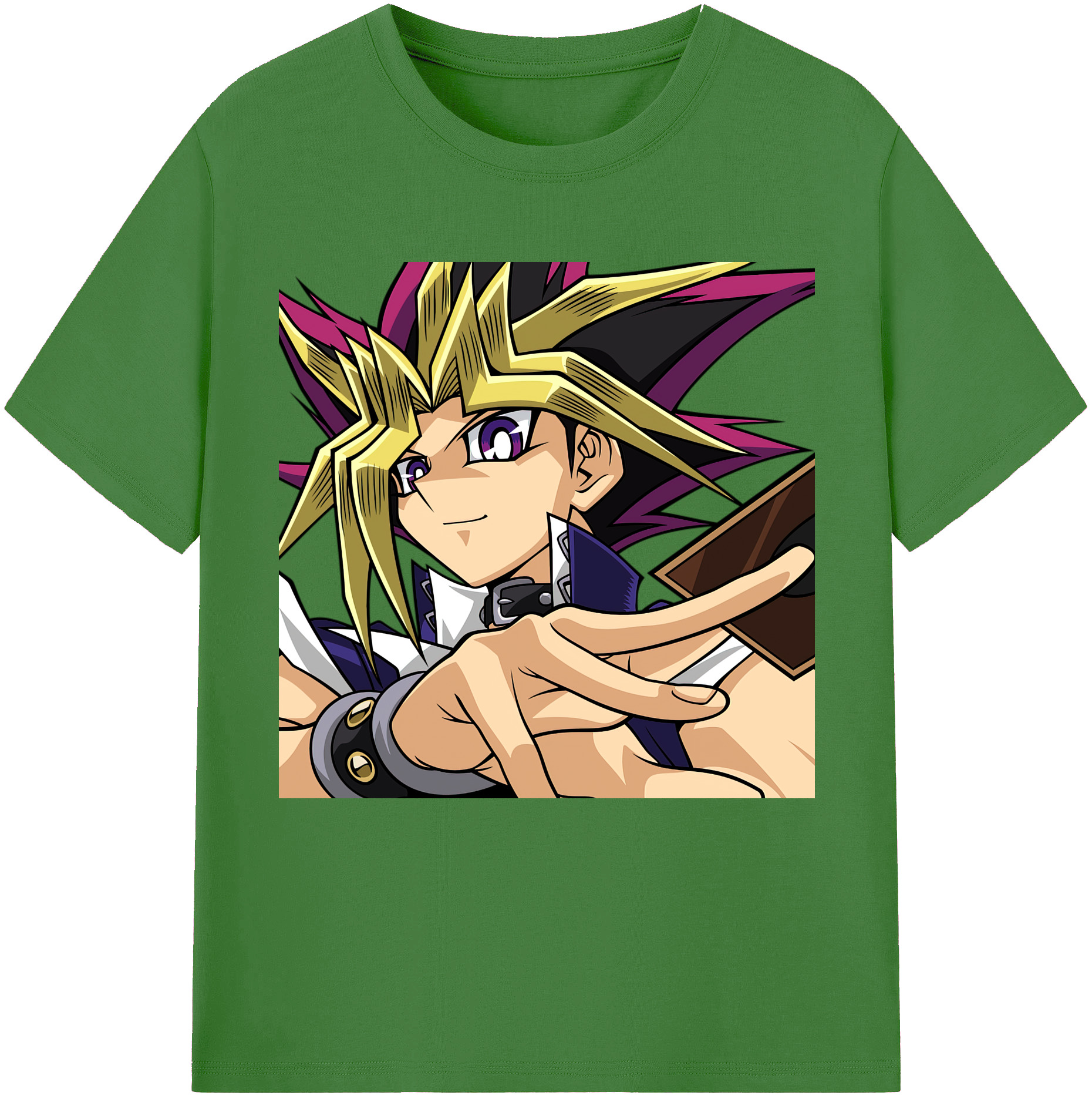 （画像用） 遊☆戯☆王 Yu-Gi-Oh! レディースカジュアルプリントTシャツ（綿100％）